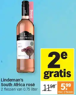 Albert Heijn Lindeman's South Africa rosé aanbieding