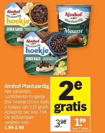 Albert Heijn Almhof Plantaardig aanbieding