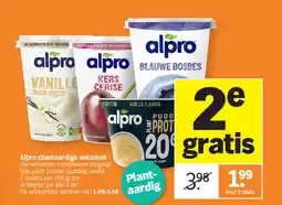 Albert Heijn Alpro plantaardige eetzuivel aanbieding