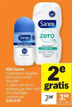 Albert Heijn Alle Sanex aanbieding