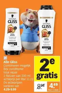 Albert Heijn Alle Gliss aanbieding