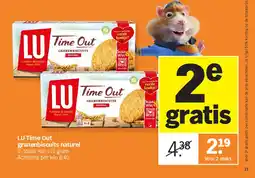 Albert Heijn LU Time Out granenbiscuits naturel aanbieding