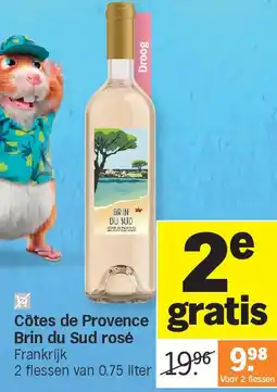 Albert Heijn Côtes de Provence Brin du Sud rosé aanbieding