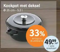 Albert Heijn Kookpot met deksel aanbieding