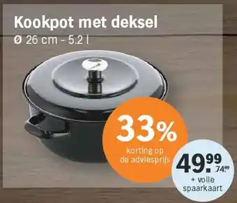 Albert Heijn Kookpot met deksel aanbieding