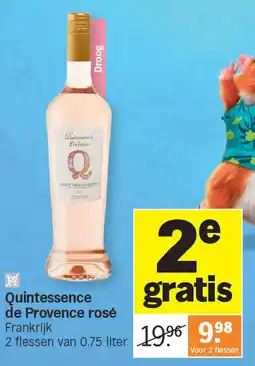 Albert Heijn Quintessence de Provence rosé aanbieding