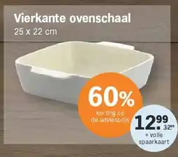 Albert Heijn Vierkante ovenschaal aanbieding