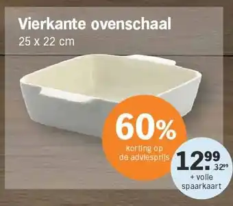 Albert Heijn Vierkante ovenschaal aanbieding