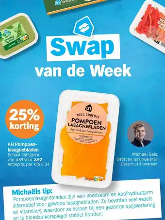 Albert Heijn AH Pompoenlasagnebladen aanbieding