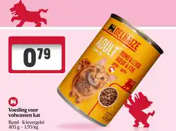 Delhaize Voeding voor volwassen kat aanbieding