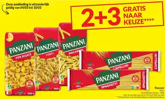 Intermarché Panzani Pasta aanbieding