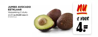 Jumbo Jumbo avocado eetklaar aanbieding