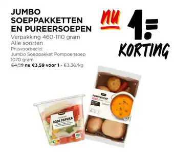 Jumbo Jumbo soeppakketten en pureersoepen aanbieding