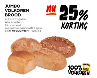 Jumbo Jumbo volkoren brood aanbieding