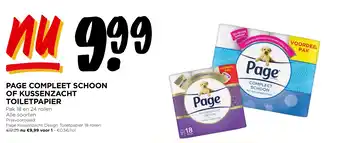 Jumbo Page compleet schoon of kussenzacht toiletpapier aanbieding