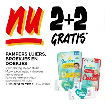 Jumbo Pampers luiers broekjes en doekjes aanbieding