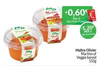 Intermarché Maître olivier martino of veggie bereid aanbieding