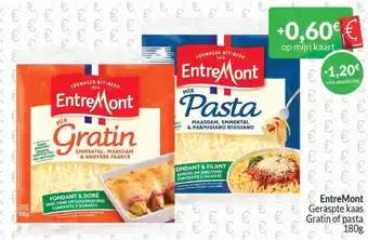 Intermarché Entremont geraspte kaas gratin of pasta aanbieding