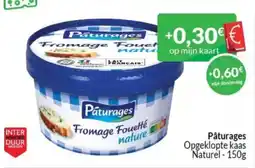 Intermarché Pâturages opgeklopte kaas naturel aanbieding