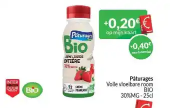 Intermarché Pâturages Volle vloeibare room BIO aanbieding