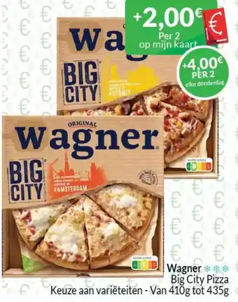 Intermarché Wagner  big city pizza aanbieding