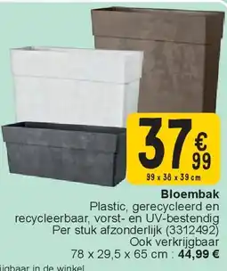 Cora Bloembak aanbieding