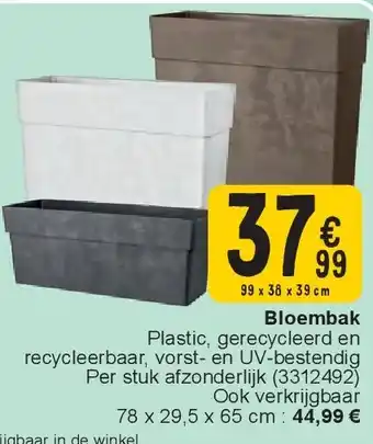 Cora Bloembak aanbieding