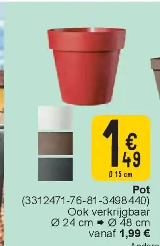 Cora Pot aanbieding