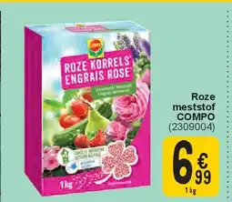 Cora Roze meststof COMPO aanbieding