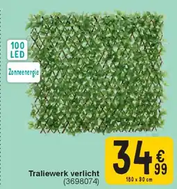 Cora Traliewerk verlicht aanbieding