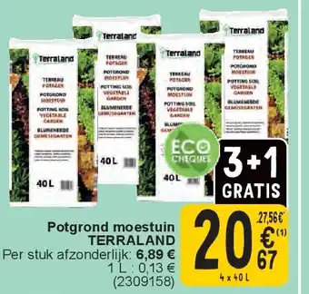 Cora Potgrond moestuin TERRALAND aanbieding