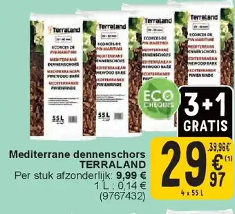 Cora Mediterrane dennenschors TERRALAND aanbieding