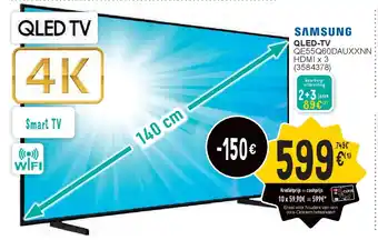 Cora SAMSUNG QLED-TV aanbieding