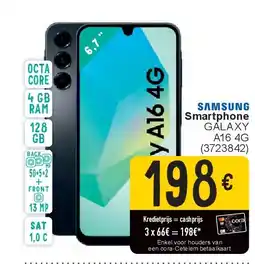 Cora Smartphone GALAXY A16 4G aanbieding