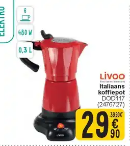 Cora Italiaans koffiepot aanbieding