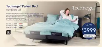 Sleepworld Technogel Perfect Bed aanbieding