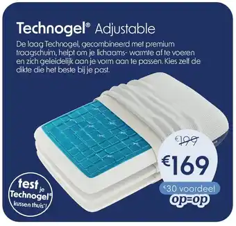 Sleepworld Technogel Adjustable aanbieding