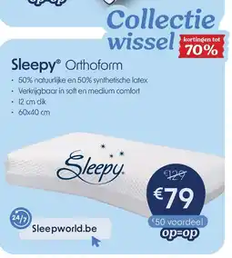 Sleepworld Sleepy Orthoform aanbieding