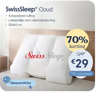 Sleepworld SwissSleep Cloud aanbieding