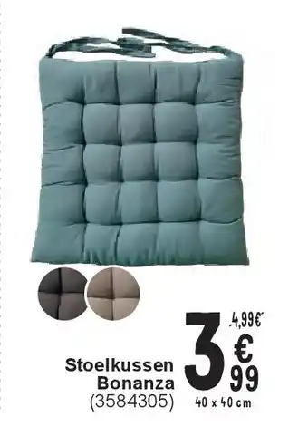 Cora Stoelkussen Bonanza aanbieding