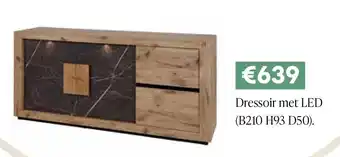 Crack Dressoir met LED aanbieding