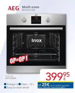 Eldi AEG Multi oven BES33101ZM aanbieding