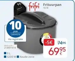 Eldi Frituurpan 1618 aanbieding