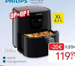 Eldi Airfryer HD9252/70 aanbieding