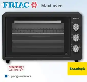 Eldi Friac Maxi-oven aanbieding