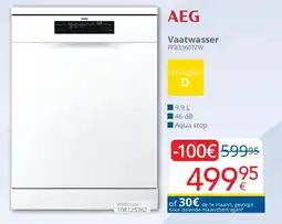 Eldi AEG Vaatwasser FFB33607ZW aanbieding