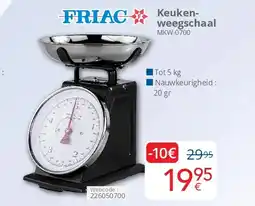 Eldi Friac Keukenweegschaal MKW-0700 aanbieding