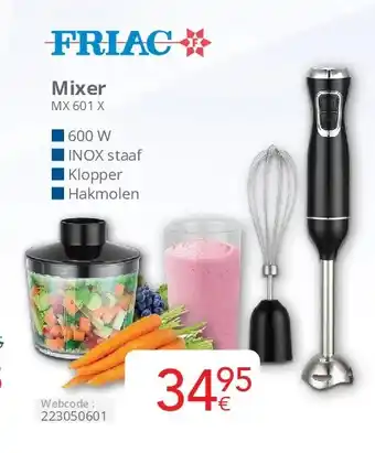 Eldi Friac Mixer MX 601 X aanbieding