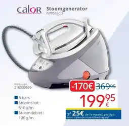 Eldi Stoomgenerator GV9555CO aanbieding