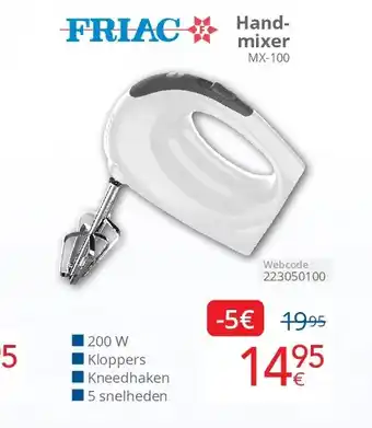 Eldi Friac Handmixer aanbieding